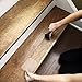 Anti Slip Safety Stair Treads: Adhesive Grip Tape Improves Traction on Steps, In Shower or Bathtub & Outdoor Areas - Clear Pre Cut Skid Resistant Strips - 24 x 4 Inch Stickers with Roller - Pack of 15