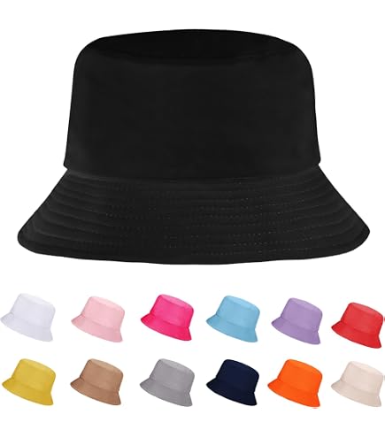 Jiuguva 12 Pack Bucket Sun Hat Bulk for Women Men Multicolor  display picture 3