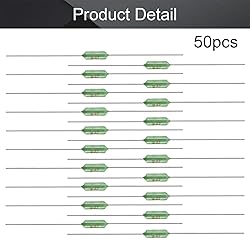 Fielect 50Pcs Pico Fuse 250V 1A Fast Blow Fuse