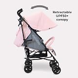 My Babiie MB02 Plus Stroller Pink Grey, Birth to 4 Years, Lightweight Umbrella view 5