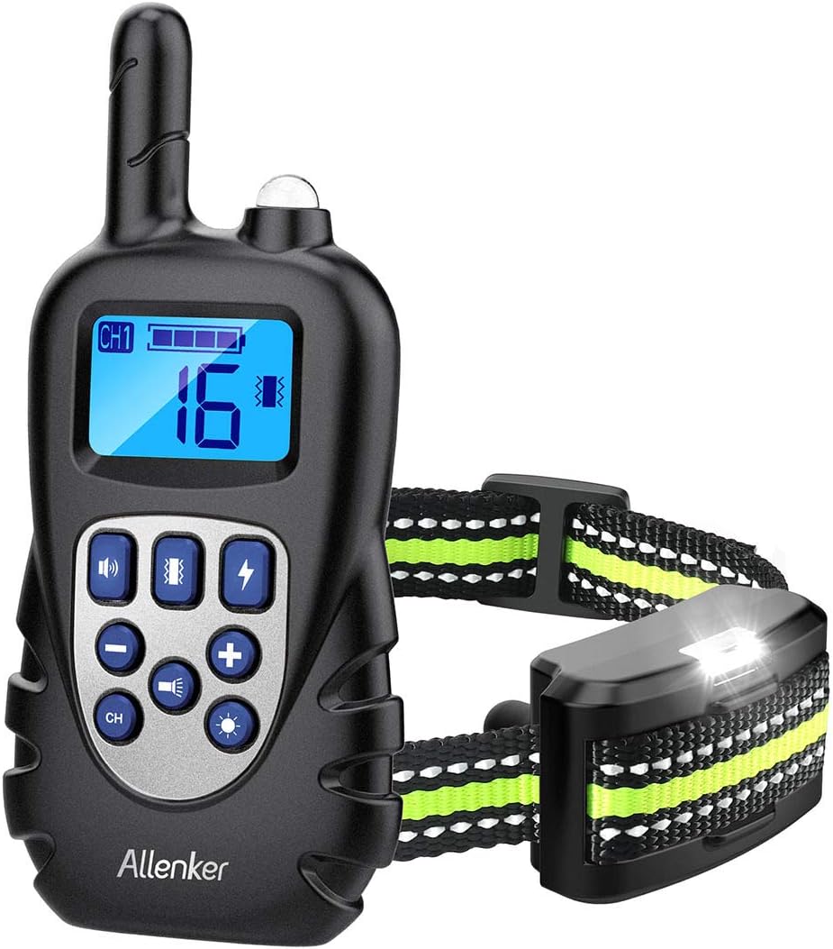 Allenker Dog Training Collar Rechargeable Shock Collar