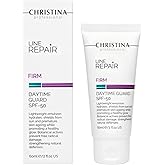 Christina Line Repair Firm Daytime Guard SPF 50 - Lightweight Emulsion Facial Sunscreen with Botanical Actives - Face Sunscreen with UV Sun Filters, Hyaluronic & Resveratrol