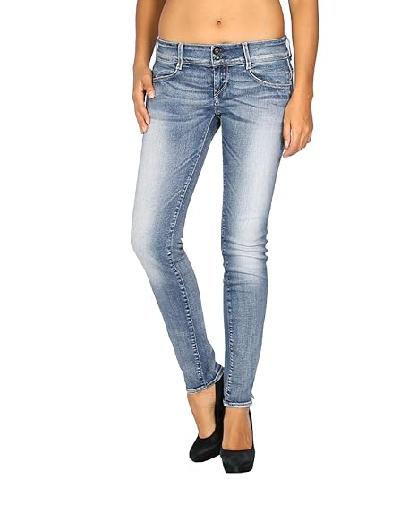 MELTIN'POT - Damen Jeans MARYON/W - Legging Fit - blau, W30 / L30