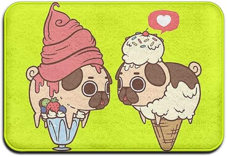 Amazon 犬アイスクリームドアアウトドアマットカーペットクリーナー掃除機カーペットクリーナーカーペットクリーナー機カーペットクリーナー機ペット 80x50cm 玄関マット オンライン通販