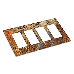 Rust Old Rusty Copper Rustic 4 Gang Quad