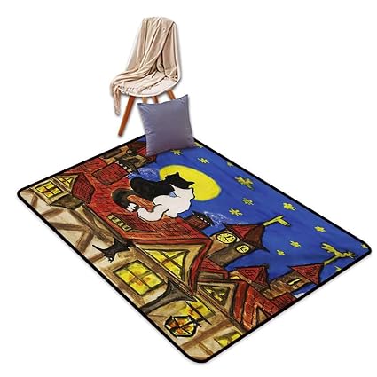 Paillasson Anti Dérapant Pour Chat Smiley Avec Motif