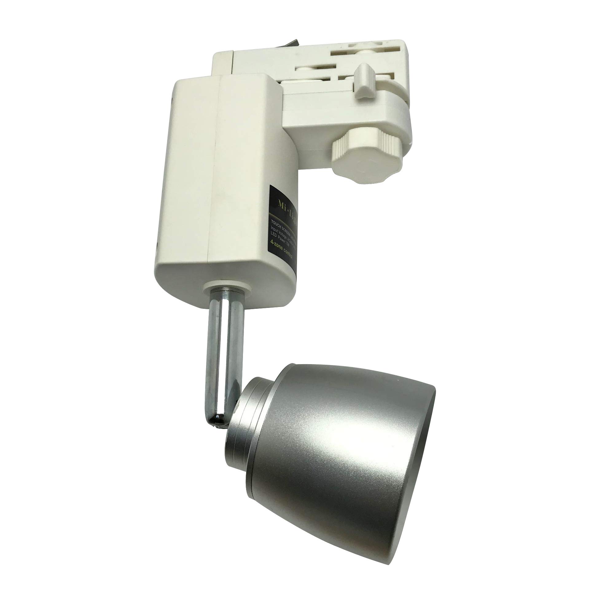 LIGHTEU, 7W WiFi LED 4-wire RGBW Rail Tracklight with a FB remote controller, Wifi smart RGBW led track light, wireless ceiling led rail track spotlight, controlled via RF remote, or smartphone with a wifi Hub(sold separately)