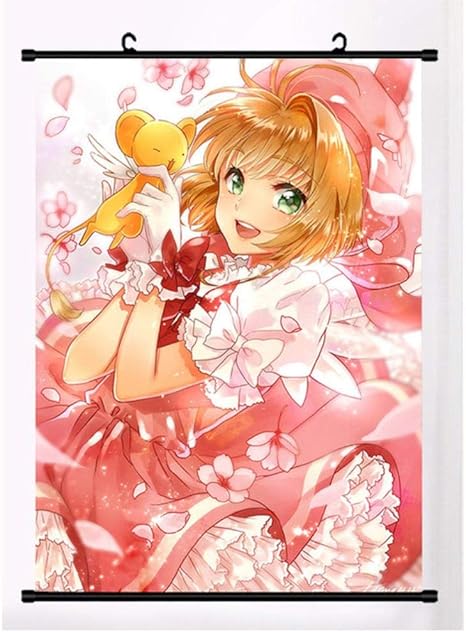 Amazon アニメcardcaptorウォールスクロール壁画ポスター壁掛けポスターオタクアニメーション周辺ファンギフト 40x60cm 16inchx24inch アニメ 萌えグッズ 通販