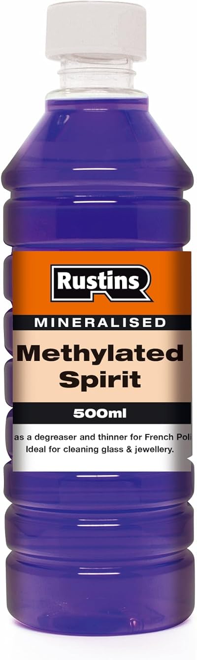 RUSTINS Methylated Spirit - Powerful Cleaning & Degreasing Solvent