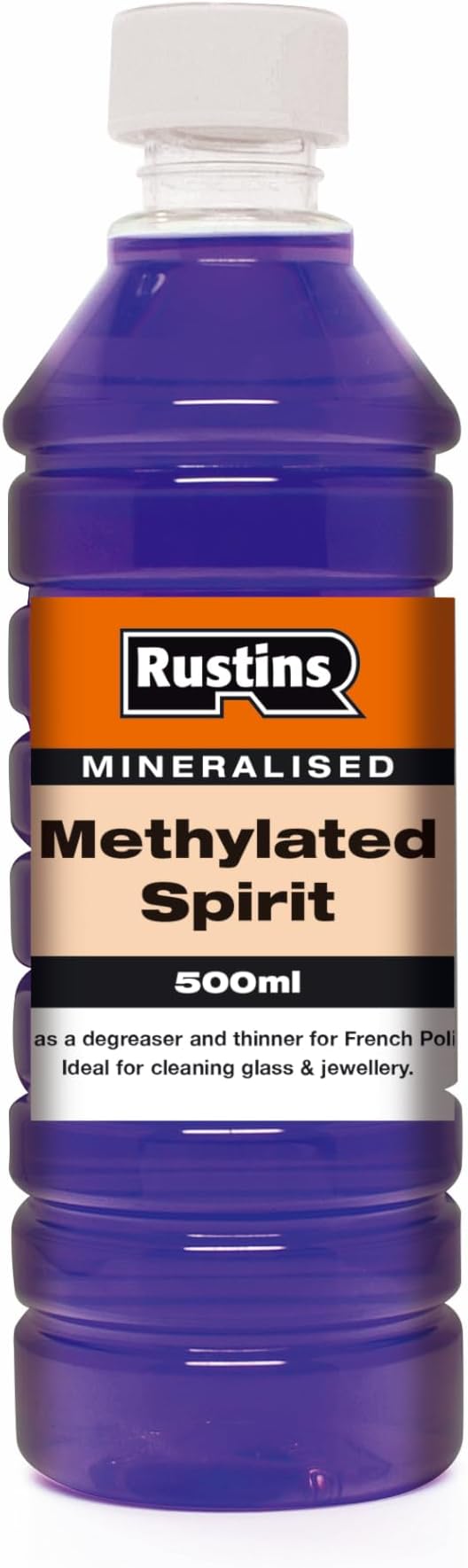 RUSTINS Methylated Spirit - Powerful Cleaning & Degreasing Solvent