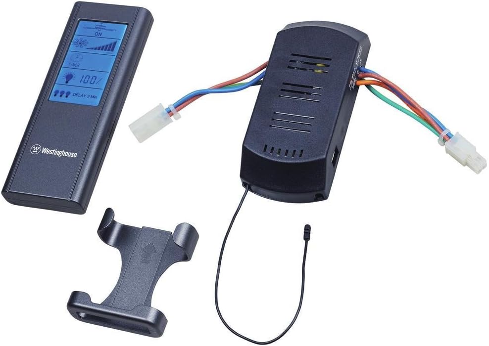 77841 Radio Frequency Ceiling Fan and Light Remote Control with Touchscreen and Timer, Graphite - Image 3