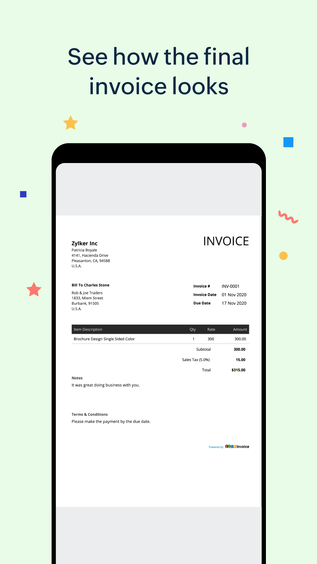 Free Invoice Generator Amazon Com Appstore For Android