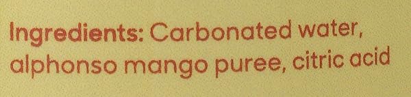 SANZO MANGO SPARKLING WATER, 12 FZ