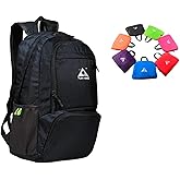 PLAY-KING Foldable Waterproof Lightweight Backpack for Shopping Travel or Hiking, for Men or Women