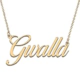 HUAN XUN Customized Custom Simple Any Name Necklace