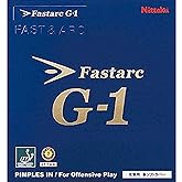 Nittaku NR8702 Table Tennis, Rubber, Fastark G-1, Soft Back, Tension, Black, Thick