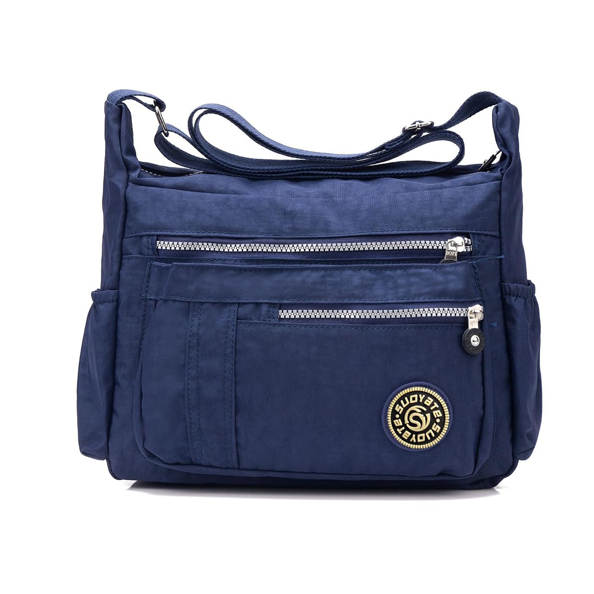 NICOLE & DORIS Women Handbags Shoulder Bag Crossbody Bag Hobo Tote Satchel Purse Waterproof Nylon Dark Blue