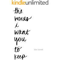 the words i want you to keep book cover