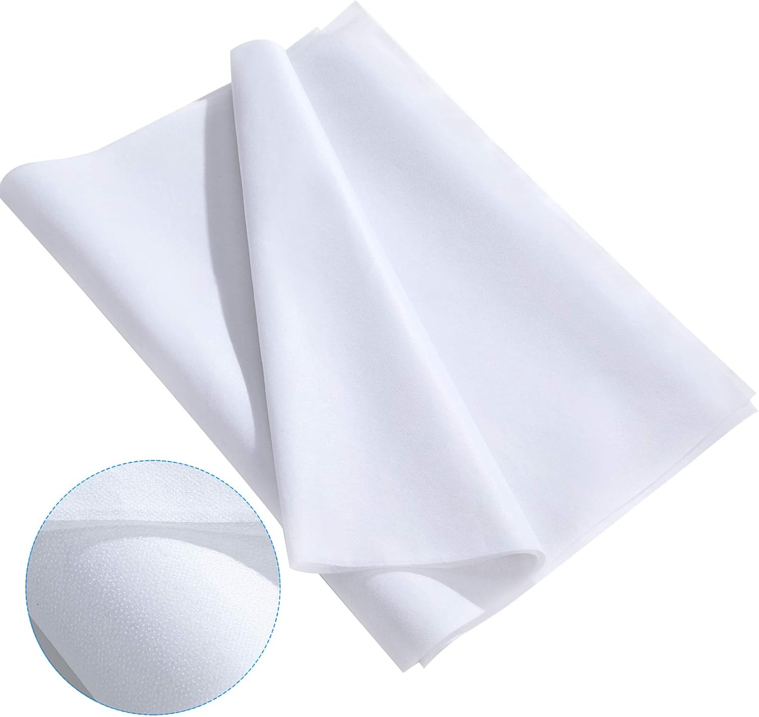 3 Sheet 1x 2 M Fusible Interfacing NonWoven Lightweight Polyester