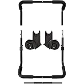 Baby Jogger Chicco/Peg Perego Car Seat Adapter for City Select and City Select LUX Strollers Black