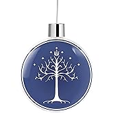 Lord of Rings King Aragorn Double-Sided Round Tree Decor Ornament - Hanging Decor Flat Christmas Ornaments Made of Transparency Plastic, Perfect for Christmas Tree Decorations