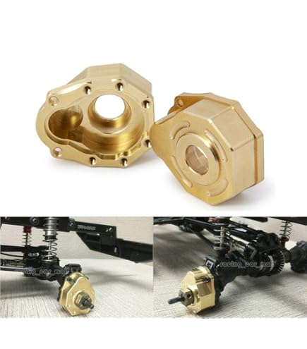 Brass Front & Rear Axle Mount Set For TRX4 TRX6 Suspension Links 1/10 - View #6