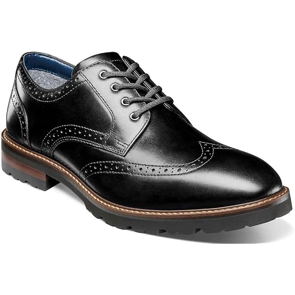 NEW FLORSHEIM men\'s renegade plain toe oxford shoes in black crazy horse Renegade Plain Toe Oxford Men main image 2