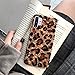 J.west Case for Galaxy Note 10+ Plus Luxury Sparkle Bling Translucent Leopard Print Soft Silicone Phone Case Cover for Girls Women Slim Design Pattern Protective Case for Note 10 Plus