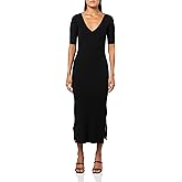 BOSS Women's Stretch Viscose Midi Sweater Dress