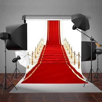 Katehome Photostudios 5x7ft Nahtlose Roter Teppich Amazon De
