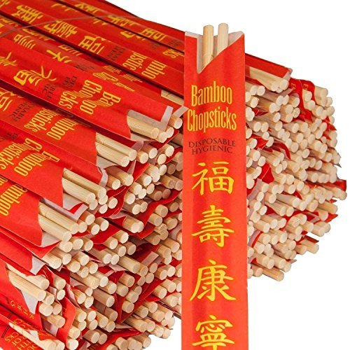 Royal Palillos UV Treated Premium Disposable Bamboo Chopsticks Sleeved and Separated (600), - //coolthings.us
