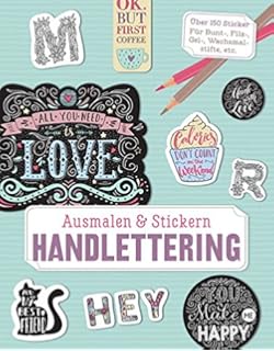 Handlettering Sprüche Zum Ausmalen Amazonde Dany Rohe