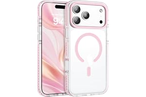 GaoBao Magnetic for iPhone 17 Pro Max 6.9" Case, Compatible with Magsafe Military Shockproof Protective Bumper Cute Transpare