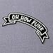 Oh How Punk Embroidered Applique Iron On Sew On Patch