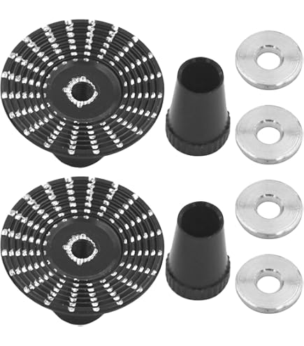 2 Ensembles Extrémités Bâton RC VGOL - Joysticks Alliage Aluminium M3 Rouge 30x8mm Pour Futaba Spektrum DX8