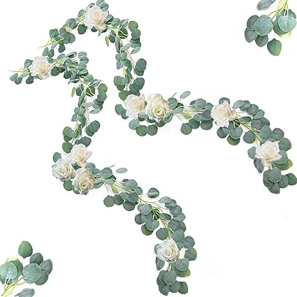 Sun E Vignes Artificielles Soie Lierre Eucalyptus Avec