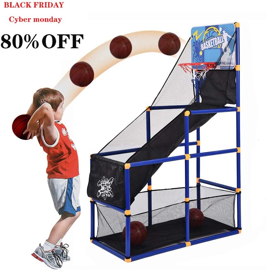 Arcade Basketball Hoop Game – Basement Toys – Basketball Hoop for Kids – Basketball Game with Hoop Training System – Kids Indoor Sports Toys – Fun and Entertaining