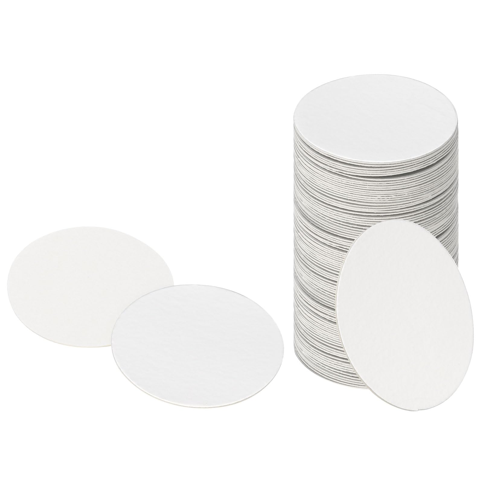 PATIKIL 43mm/1.69" Aluminum Foil Cap Liner, 300 Pack Resistant Tamper Induction Heat Sealer Sealing Liners for PE/HDPE Plastic Bottle Jar Lid