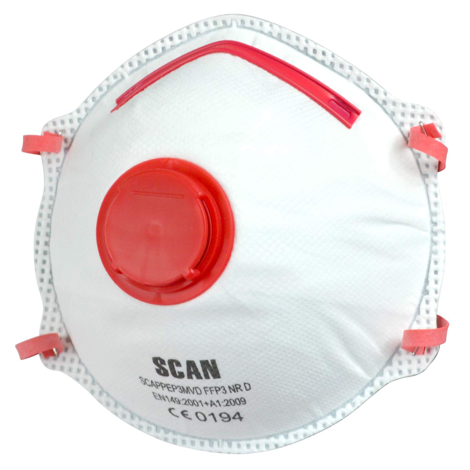 Scan SCAPPEP3MVDB FFP3 Premier Moulded Valved Disposable Masks Pack of 10