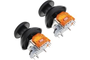 eMagTech 2Pcs TMR Hall Effect Joystick & Thumbsticks Caps Compatible with PS5 Controller