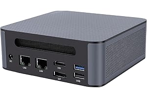 LAISANIM H90 PRO Mini PC, Ryzen 7 8745HS 8 Core 16 Thread Up to 4.9GHz with Wi Fi 6 BT 5.2 Triple Display Support, 11 10 Home