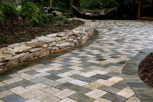 Amazon Com Recycled Granite Pavers 6 X9 Sample Kit Home Kitchen