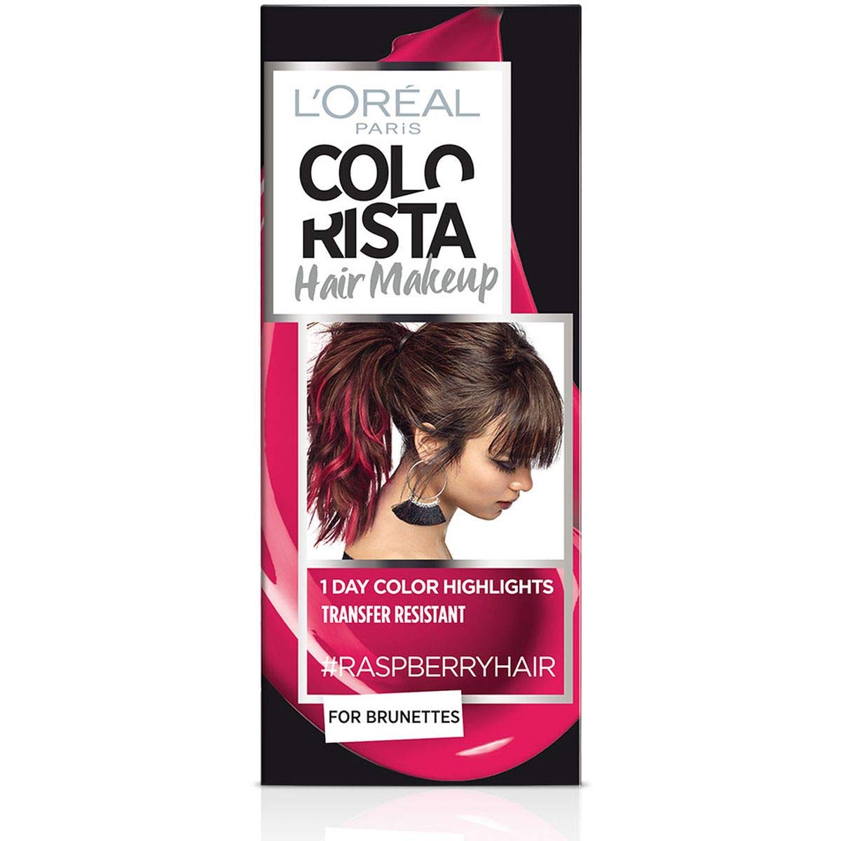 L'OREAL - Coloration Temporaire - COLORISTA HAIR MAKEUP - #raspberryhair