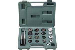 huyear 20Pcs Valve Seat Reamer Mini Motorcycle Valve Repair Displacement Cutters Valve Tool Set for Honda Jialing Sanyang