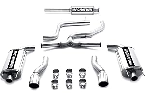 MAGNAFLOW EXHAUST PRODUCTS MagnaFlow Performance Exhaust System 16707: Cat-Back, Street Series, For 2006-2009 Chevrolet Impala