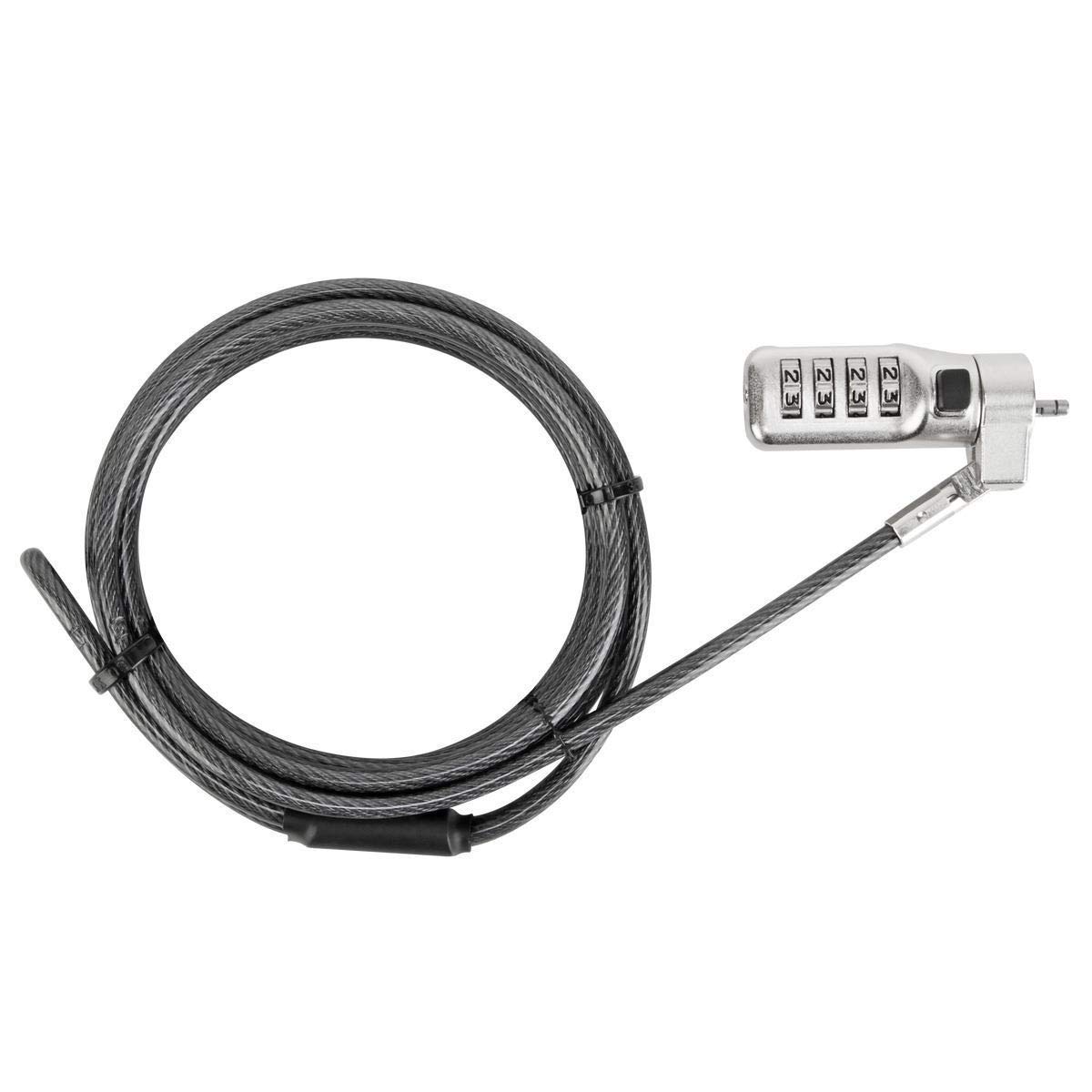 Targus DEFCON 3-in-1 Lock, Fixed Combination Retail Lock for Laptop Computer and Desktop Security Cable (ASP86GL) — image 1