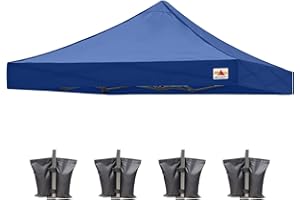 ABCCANOPY Replacement Canopy Top for Pop Up Canopy Tent (10x10, Navy Blue)