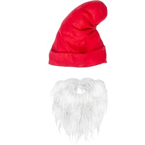 FVCENT Gnome Hat Comfortable Loose Beanie Hat Halloween Cosplay and Movie Theme Party Costume Accessories Adult Unisex