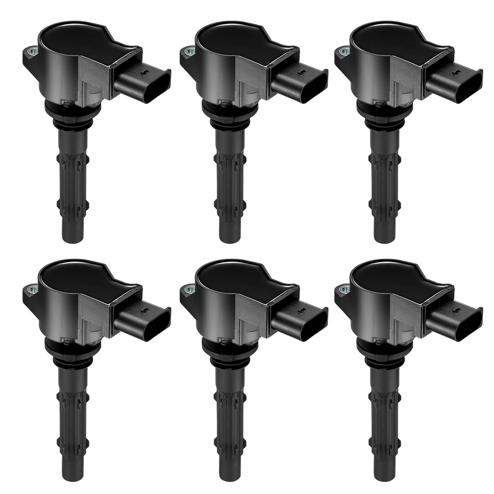 BDFHYK Ignition Coil Pack UF535 Set of 6 Compatible with Mercedes-Benz C230 C280 CLK350 E350 ML350 SLK280,Compatible with Dodge Sprinter 2500 3500 2.5L 3.0L 3.5L V6 Replacement for C1691 UF-585 5C1748 Image