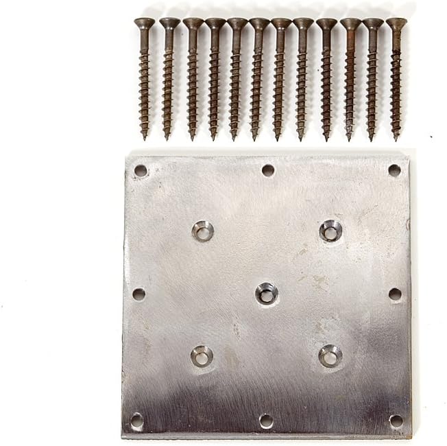 Newel Post Fastener, Plate and Screws, fits 3" to 3 1/2" post Amazon.ca Tools & Home Improvement